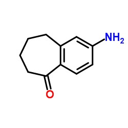 2-氨基-6,7,8,9-四氢-5H-苯并[7]轮烯-5-酮结构式