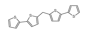 di([2,2'-bithiophen]-5-yl)methane结构式