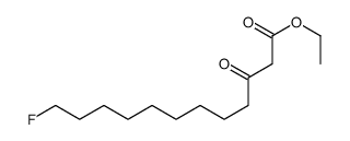 ethyl 12-fluoro-3-oxododecanoate结构式