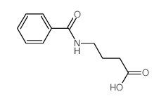 4-(Benzoylamino)butyric acid Structure