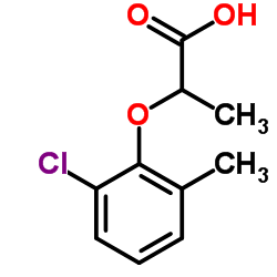 2-(2-Chloro-6-methylphenoxy)propanoic acid Structure