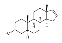 5α-androst-16-en-3α-ol Structure