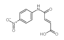 (E)-3-[(4-nitrophenyl)carbamoyl]prop-2-enoic acid structure