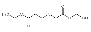 b-Alanine, N-(2-ethoxy-2-oxoethyl)-, ethyl ester Structure