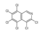 3,4,5,6,7,8-hexachloroisoquinoline Structure