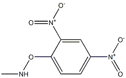 O-(2,4-dinitrophenyl)-N-methylhydroxylamine结构式