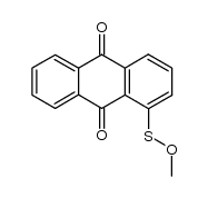 methyl 1-anthraquinonesulfenate Structure