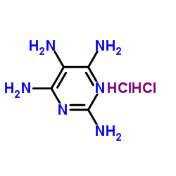 2,4,5,6-四氨基嘧啶盐酸盐结构式