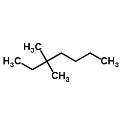 3,3-Dimethylheptane Structure