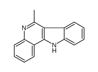6-methyl-11H-indolo[3,2-c]quinoline结构式