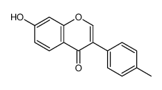 7-hydroxy-3-(4-methylphenyl)chromen-4-one结构式