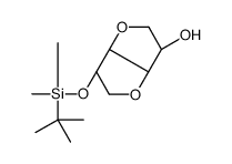 1,4:3,6-Dianhydro-5-O-[dimethyl(2-methyl-2-propanyl)silyl]-D-gluc itol结构式