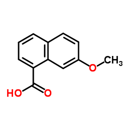 7-methoxynaphthalene-2-carboxylic acid结构式