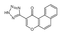 2-(2H-tetrazol-5-yl)benzo[f]chromen-1-one Structure