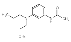 3-(N,N-二丙基)氨基乙酰苯胺结构式