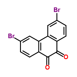 3,6-Dibromo-9,10-phenanthrenedione structure