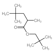 2,2-dimethylpropyl 2,4,4-trimethylpentanoate结构式
