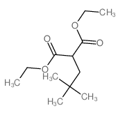 diethyl 2-(2,2-dimethylpropyl)propanedioate Structure
