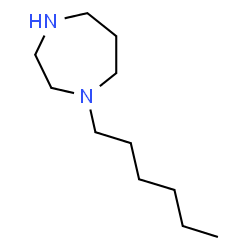 1-己基-1,4-二氮杂环庚烷结构式