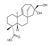 ent-16beta,17-dihydroxy-9(11)-kauren-19-oic acid结构式