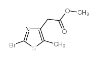 2-溴-5-甲基噻唑-4-羧酸乙酯结构式