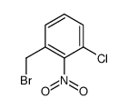 1-(溴甲基)-3-氯-2-硝基苯结构式