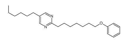5-己基-2-(4-庚氧苯基)嘧啶结构式