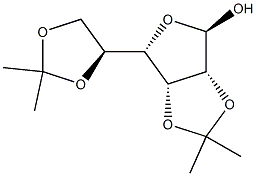 2,3:5,6-二-O-(1-甲基亚乙基)-ALPHA-L-甘露呋喃糖结构式