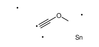 2-methoxyethynyl(trimethyl)stannane Structure