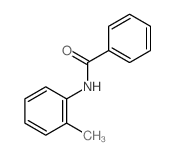 N-邻甲苯-苯甲酰胺结构式