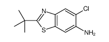 2-tert-butyl-5-chloro-1,3-benzothiazol-6-amine Structure