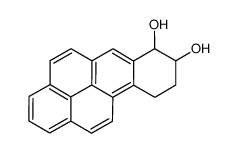 7,8-dihydroxy-7,8,9,10-tetrahydrobenzo(a)pyrene结构式