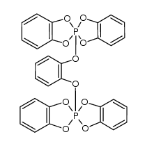 2,2''-(phenyldioxy)bis-2,2'-spirobi[1,3,2λ5-benzodioxaphosphole]结构式