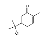 8-chloro-p-menth-6-en-2-one Structure