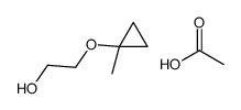 acetic acid,2-(1-methylcyclopropyl)oxyethanol Structure