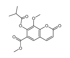 stenocarpin isobutyrate Structure