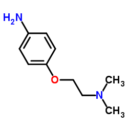 N-[2-(4-氨基苯氧基)乙基]-N,N-二甲基胺结构式