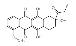 溴脱氢阿霉素结构式