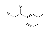 1,2-dibromo-1-(3-methylphenyl)ethane Structure