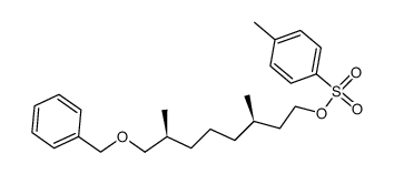(+)-(3R,7S)-8-benzyloxy-3,7-dimethyloctyl-1-p-toluenesulfonate Structure