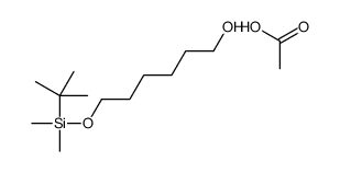acetic acid,6-[tert-butyl(dimethyl)silyl]oxyhexan-1-ol结构式