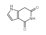 1H-吡咯并[3,2-c]吡啶-4,6(5H,7H)-二酮结构式
