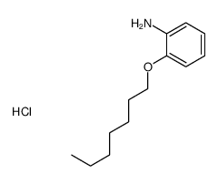2-heptoxyaniline,hydrochloride Structure