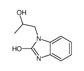 2H-Benzimidazol-2-one,1,3-dihydro-1-(2-hydroxypropyl)-(9CI) Structure