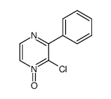 3-chloro-2-phenylpyrazine-1-oxide Structure