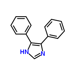 4,5-二苯基咪唑结构式