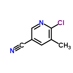 2-Chloro-5-cyano-3-picoline Structure