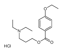 3-(4-ethoxybenzoyl)oxypropyl-diethylazanium,chloride结构式