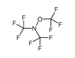 1,1,1-trifluoro-N-(trifluoromethoxy)-N-(trifluoromethyl)methanamine结构式