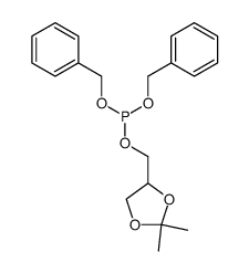 dibenzyl 1,2-O-isopropylideneglycerol 3-phosphite Structure
